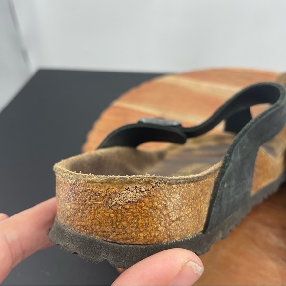 Birkenstock Gizeh leather Thong Sandals - Black, 36 (US 5-5.5) regular width - Picture 5 of 7